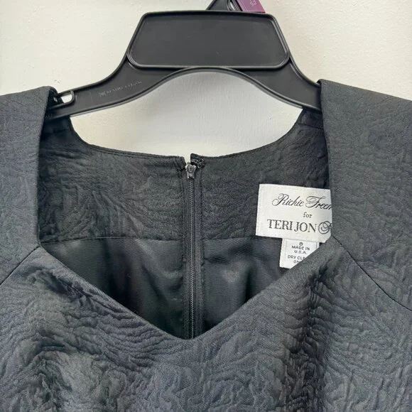 Teri Jon by Ricki Freeman Black Cocktail / Evening / Formal Dress - Size 8 - Picture 12 of 15